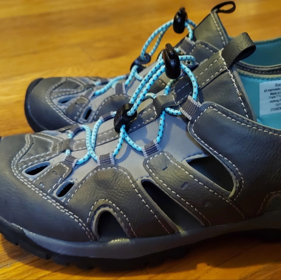 NORTHSIDE Women´s Sandals Burke II Sport Grey / AQua   Size 9 - Picture 2 of 7